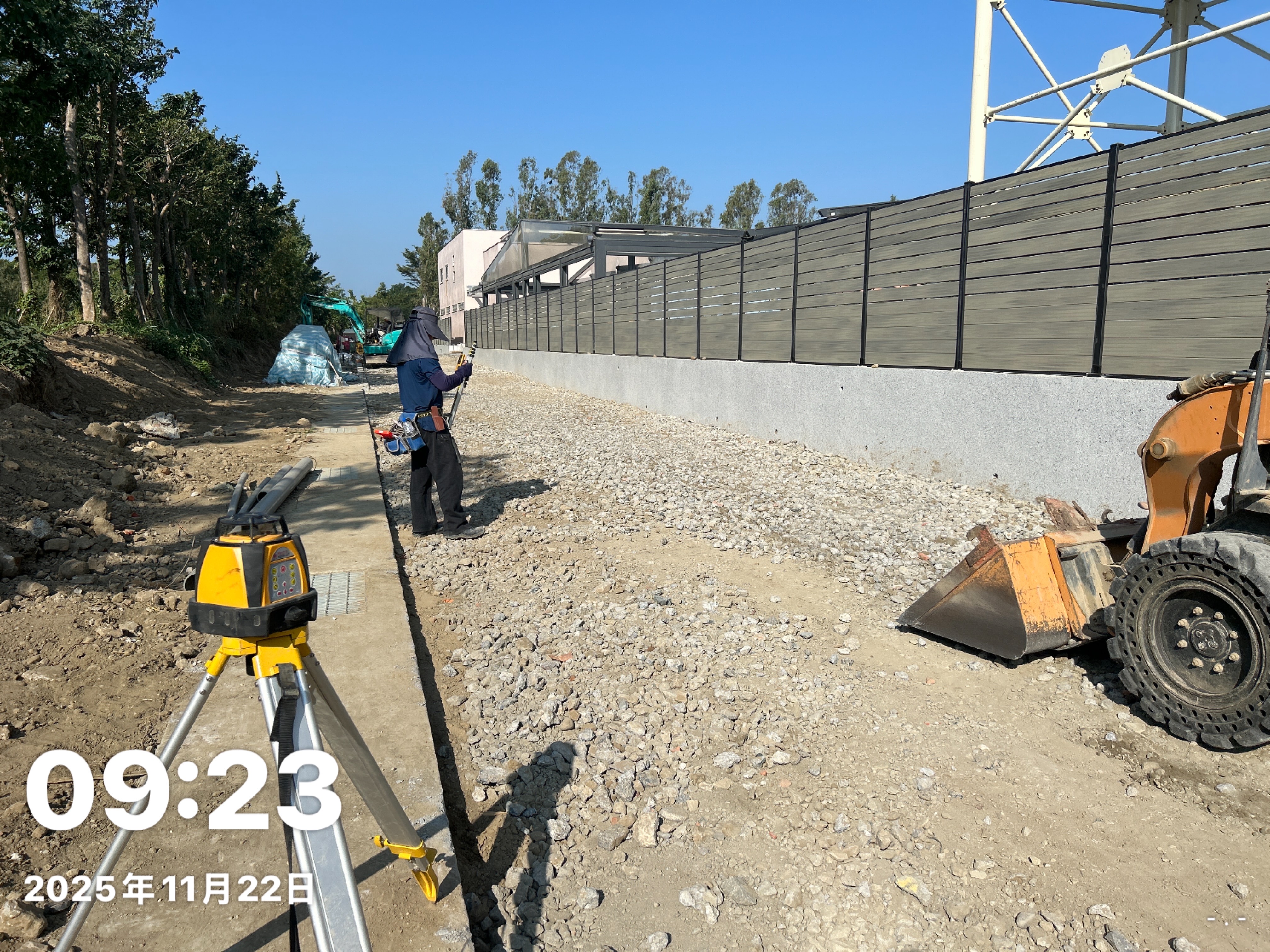 廠區地坪放樣整地施工