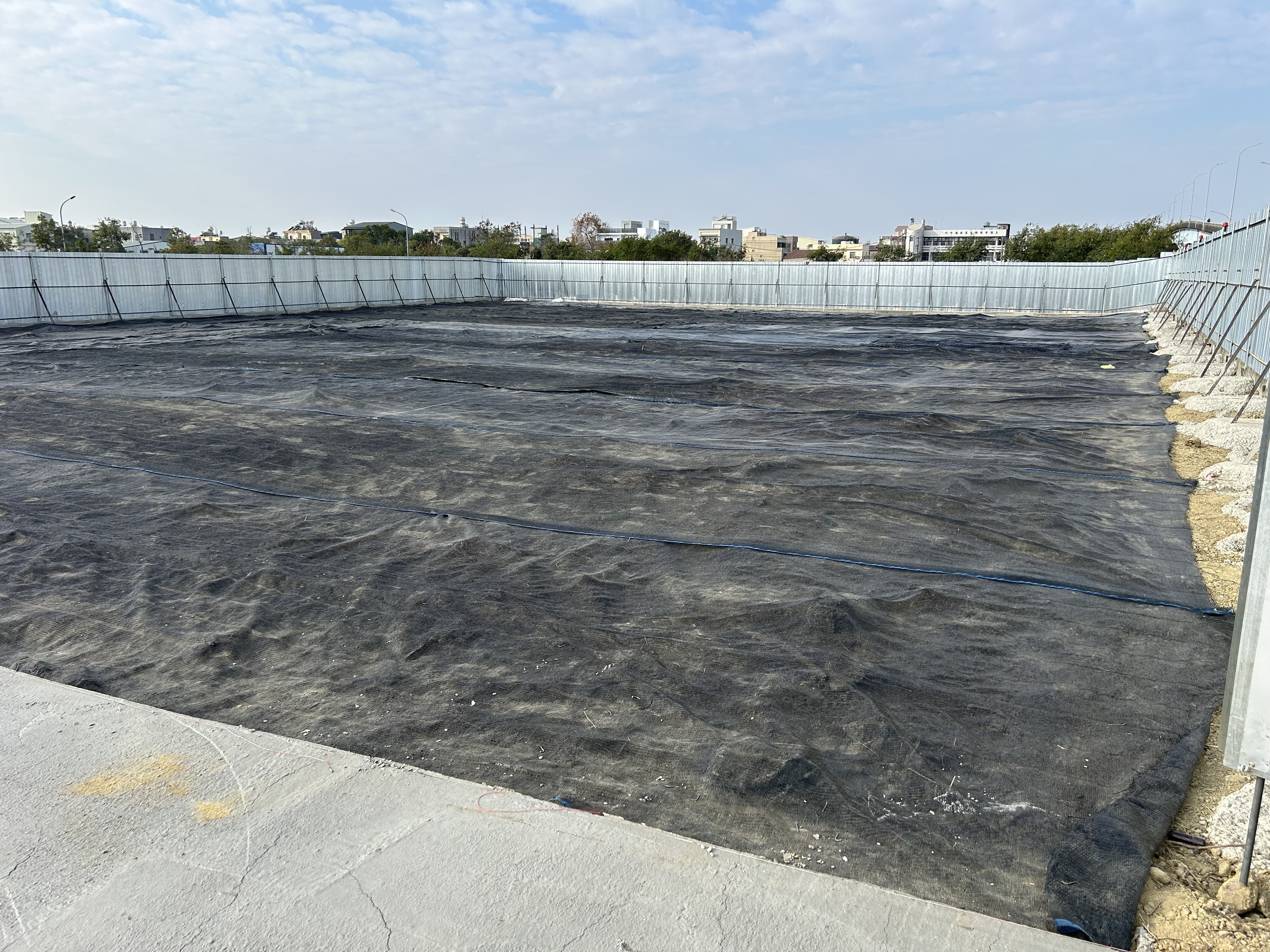 基礎工程地工布鋪設