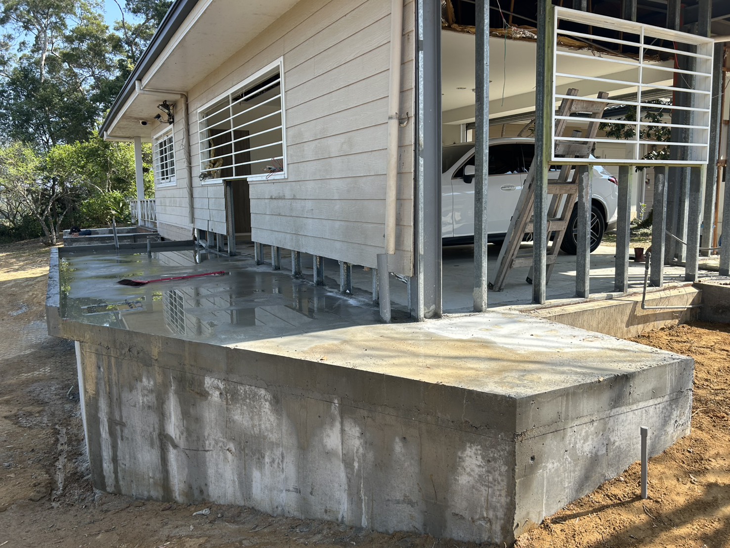 民宅基礎補強擋土設施施工